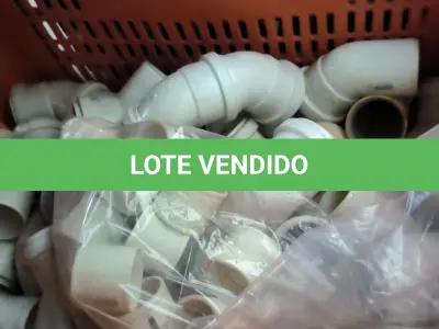 LOTE 335 - 01 LOTE COM CURVAS DN 50 PARA ESGOTO. (CAIXA ORGANIZADORA NAO INCLUSA) (NO ESTADO) ATENÇÃO! FAZER A VISITAÇÃO ANTES DE ARREMATAR, NÃO SABEMOS SE FUNCIONA, LEILÃO NÃO TEM GARANTIA E NEM DEVOLUÇÃO, SUJEITO A POSSÍVEIS AVARIAS VISÍVEIS/OCULTAS E/OU AUSÊNCIA DE COMPONENTES.