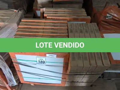 LOTE 189 - 19 CAIXAS DE PORCELANATO POINTER PORTOBELLO 60X60CM NA COR CIMENTO BRANCO. (NO ESTADO) ATENÇÃO! FAZER A VISITAÇÃO ANTES DE ARREMATAR, NÃO SABEMOS SE FUNCIONA, LEILÃO NÃO TEM GARANTIA E NEM DEVOLUÇÃO, SUJEITO A POSSÍVEIS AVARIAS VISÍVEIS/OCULTAS E/OU AUSÊNCIA DE COMPONENTES.