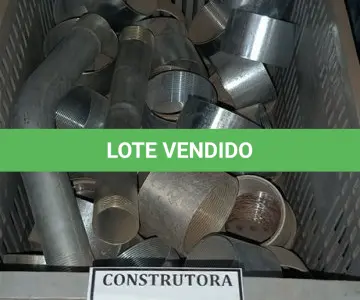 LOTE 273 - 01 LOTE COM LUVAS DE ELETRODUTO ZINCADA 3”. (CAIXA ORGANIZADORA NAO INCLUSA) (NO ESTADO) ATENÇÃO! FAZER A VISITAÇÃO ANTES DE ARREMATAR, NÃO SABEMOS SE FUNCIONA, LEILÃO NÃO TEM GARANTIA E NEM DEVOLUÇÃO, SUJEITO A POSSÍVEIS AVARIAS VISÍVEIS/OCULTAS E/OU AUSÊNCIA DE COMPONENTES.