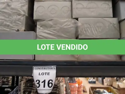 LOTE 316 - 01 LOTE COM CAIXAS DE PASSAGEM. (NO ESTADO) ATENÇÃO! FAZER A VISITAÇÃO ANTES DE ARREMATAR, NÃO SABEMOS SE FUNCIONA, LEILÃO NÃO TEM GARANTIA E NEM DEVOLUÇÃO, SUJEITO A POSSÍVEIS AVARIAS VISÍVEIS/OCULTAS E/OU AUSÊNCIA DE COMPONENTES.