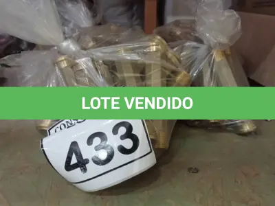 LOTE 433 - 01 LOTE COM ALONGADORES DE  CONECXÃO ¾ EM METAL. (NO ESTADO) ATENÇÃO! FAZER A VISITAÇÃO ANTES DE ARREMATAR, NÃO SABEMOS SE FUNCIONA, LEILÃO NÃO TEM GARANTIA E NEM DEVOLUÇÃO, SUJEITO A POSSÍVEIS AVARIAS VISÍVEIS/OCULTAS E/OU AUSÊNCIA DE COMPONENTES.
