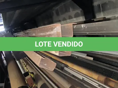 LOTE 151 - 09 PERFIS EM FERRO. (NO ESTADO) ATENÇÃO! FAZER A VISITAÇÃO ANTES DE ARREMATAR, NÃO SABEMOS SE FUNCIONA, LEILÃO NÃO TEM GARANTIA E NEM DEVOLUÇÃO, SUJEITO A POSSÍVEIS AVARIAS VISÍVEIS/OCULTAS E/OU AUSÊNCIA DE COMPONENTES.