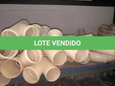 LOTE 381 - 01 LOTE COM CURVAS DN 50MM E JUNÇÃO DE 75MM. (NO ESTADO) ATENÇÃO! FAZER A VISITAÇÃO ANTES DE ARREMATAR, NÃO SABEMOS SE FUNCIONA, LEILÃO NÃO TEM GARANTIA E NEM DEVOLUÇÃO, SUJEITO A POSSÍVEIS AVARIAS VISÍVEIS/OCULTAS E/OU AUSÊNCIA DE COMPONENTES.