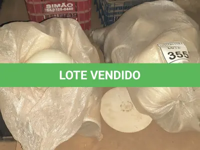 LOTE 355 - 01 LOTE COM JOELHOS DN 100 PARA ESGOTO. (NO ESTADO) ATENÇÃO! FAZER A VISITAÇÃO ANTES DE ARREMATAR, NÃO SABEMOS SE FUNCIONA, LEILÃO NÃO TEM GARANTIA E NEM DEVOLUÇÃO, SUJEITO A POSSÍVEIS AVARIAS VISÍVEIS/OCULTAS E/OU AUSÊNCIA DE COMPONENTES.
