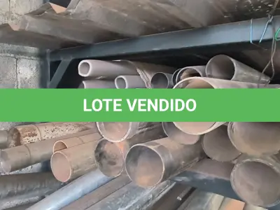 LOTE 149 - 01 LOTE COM CANOS DE ELETRODUTOS PRETOS E ZINCADOS. (NO ESTADO) ATENÇÃO! FAZER A VISITAÇÃO ANTES DE ARREMATAR, NÃO SABEMOS SE FUNCIONA, LEILÃO NÃO TEM GARANTIA E NEM DEVOLUÇÃO, SUJEITO A POSSÍVEIS AVARIAS VISÍVEIS/OCULTAS E/OU AUSÊNCIA DE COMPONENTES.