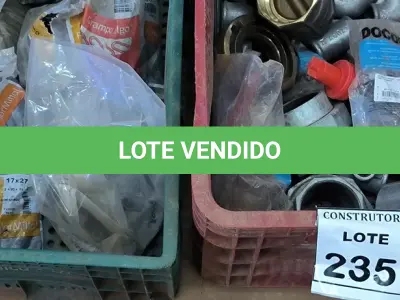 LOTE 235 - 01 LOTE COM PREGOS DIVERSOS TAMANHOS E CONEXÕES ZINCADAS E 02 REGISTROS EM METAL. (CAIXA ORGANIZADORA NAO INCLUSA) (NO ESTADO) ATENÇÃO! FAZER A VISITAÇÃO ANTES DE ARREMATAR, NÃO SABEMOS SE FUNCIONA, LEILÃO NÃO TEM GARANTIA E NEM DEVOLUÇÃO, SUJEITO A POSSÍVEIS AVARIAS VISÍVEIS/OCULTAS E/OU AUSÊNCIA DE COMPONENTES.