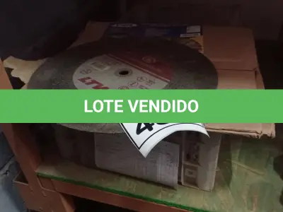 LOTE 452 - 03 DISCOS PARA CORTE DE CONCRETO E ASFALTO PARA MÁQUINAS TIPO CLIPPER 350MM HC4 E 01 DISCO PARA POLICORTE DE 12”. (NO ESTADO) ATENÇÃO! FAZER A VISITAÇÃO ANTES DE ARREMATAR, NÃO SABEMOS SE FUNCIONA, LEILÃO NÃO TEM GARANTIA E NEM DEVOLUÇÃO, SUJEITO A POSSÍVEIS AVARIAS VISÍVEIS/OCULTAS E/OU AUSÊNCIA DE COMPONENTES.