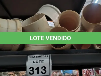 LOTE 313 - 01 LOTE COM CURVAS, JOELHOS PARA ESGOTO TAMANHOS DIVERSOS. (NO ESTADO) ATENÇÃO! FAZER A VISITAÇÃO ANTES DE ARREMATAR, NÃO SABEMOS SE FUNCIONA, LEILÃO NÃO TEM GARANTIA E NEM DEVOLUÇÃO, SUJEITO A POSSÍVEIS AVARIAS VISÍVEIS/OCULTAS E/OU AUSÊNCIA DE COMPONENTES.