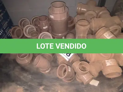 LOTE 388 - 01 LOTE COM CRUZETA EM PVC 60MM,50MM, UNIÃO SOLDÁVEL 60MM. (NO ESTADO) ATENÇÃO! FAZER A VISITAÇÃO ANTES DE ARREMATAR, NÃO SABEMOS SE FUNCIONA, LEILÃO NÃO TEM GARANTIA E NEM DEVOLUÇÃO, SUJEITO A POSSÍVEIS AVARIAS VISÍVEIS/OCULTAS E/OU AUSÊNCIA DE COMPONENTES.