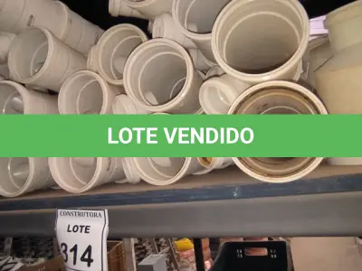 LOTE 314 - 01 LOTE COM CONEXÕES PARA ESGOTO REDUÇÃO DN 150-100 E JUNÇÃO SIMPLES 100-50. (NO ESTADO) ATENÇÃO! FAZER A VISITAÇÃO ANTES DE ARREMATAR, NÃO SABEMOS SE FUNCIONA, LEILÃO NÃO TEM GARANTIA E NEM DEVOLUÇÃO, SUJEITO A POSSÍVEIS AVARIAS VISÍVEIS/OCULTAS E/OU AUSÊNCIA DE COMPONENTES.