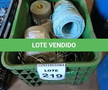 LOTE 219 - 01 LOTE COM FITILHOS. (CAIXA ORGANIZADORA NAO INCLUSA) (NO ESTADO) ATENÇÃO! FAZER A VISITAÇÃO ANTES DE ARREMATAR, NÃO SABEMOS SE FUNCIONA, LEILÃO NÃO TEM GARANTIA E NEM DEVOLUÇÃO, SUJEITO A POSSÍVEIS AVARIAS VISÍVEIS/OCULTAS E/OU AUSÊNCIA DE COMPONENTES.