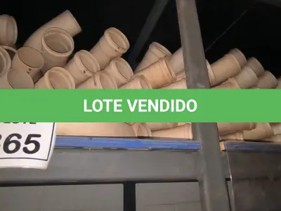 LOTE 365 - 01 LOTE COM CURVA LONGA EM PVC PARA ESGOTO DN75. (NO ESTADO) ATENÇÃO! FAZER A VISITAÇÃO ANTES DE ARREMATAR, NÃO SABEMOS SE FUNCIONA, LEILÃO NÃO TEM GARANTIA E NEM DEVOLUÇÃO, SUJEITO A POSSÍVEIS AVARIAS VISÍVEIS/OCULTAS E/OU AUSÊNCIA DE COMPONENTES.