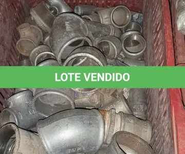 LOTE 276 - 01 LOTE COM JOELHOS,TES EM FERRO. (CAIXA ORGANIZADORA NAO INCLUSA) (NO ESTADO) ATENÇÃO! FAZER A VISITAÇÃO ANTES DE ARREMATAR, NÃO SABEMOS SE FUNCIONA, LEILÃO NÃO TEM GARANTIA E NEM DEVOLUÇÃO, SUJEITO A POSSÍVEIS AVARIAS VISÍVEIS/OCULTAS E/OU AUSÊNCIA DE COMPONENTES.