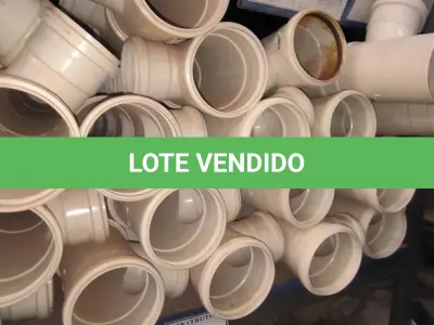 LOTE 373 - 01 LOTE COM TE EM PVC PARA ESGOTO SN 100X75MM. (NO ESTADO) ATENÇÃO! FAZER A VISITAÇÃO ANTES DE ARREMATAR, NÃO SABEMOS SE FUNCIONA, LEILÃO NÃO TEM GARANTIA E NEM DEVOLUÇÃO, SUJEITO A POSSÍVEIS AVARIAS VISÍVEIS/OCULTAS E/OU AUSÊNCIA DE COMPONENTES.