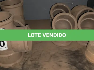 LOTE 370 - 01 LOTE COM TE E JOELHOS TAMANHOS DIVERSOS. (NO ESTADO) ATENÇÃO! FAZER A VISITAÇÃO ANTES DE ARREMATAR, NÃO SABEMOS SE FUNCIONA, LEILÃO NÃO TEM GARANTIA E NEM DEVOLUÇÃO, SUJEITO A POSSÍVEIS AVARIAS VISÍVEIS/OCULTAS E/OU AUSÊNCIA DE COMPONENTES.