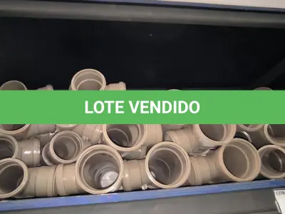 LOTE 387 - 01 LOTE COM JUNÇÃO SIMPLES DE 100MM E TE EM PVC DE 75MM. (NO ESTADO) ATENÇÃO! FAZER A VISITAÇÃO ANTES DE ARREMATAR, NÃO SABEMOS SE FUNCIONA, LEILÃO NÃO TEM GARANTIA E NEM DEVOLUÇÃO, SUJEITO A POSSÍVEIS AVARIAS VISÍVEIS/OCULTAS E/OU AUSÊNCIA DE COMPONENTES.