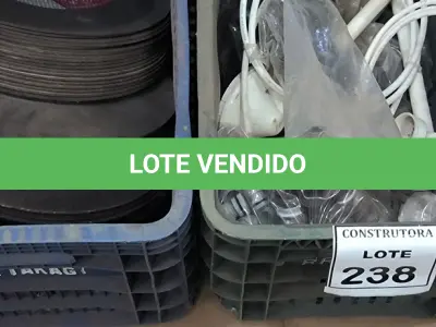 LOTE 238 - 01 LOTE COM DISCOS DE CORTE 7/8” E DISCO DE CORTE PARA POLICORTE. (CAIXA ORGANIZADORA NAO INCLUSA) (NO ESTADO) ATENÇÃO! FAZER A VISITAÇÃO ANTES DE ARREMATAR, NÃO SABEMOS SE FUNCIONA, LEILÃO NÃO TEM GARANTIA E NEM DEVOLUÇÃO, SUJEITO A POSSÍVEIS AVARIAS VISÍVEIS/OCULTAS E/OU AUSÊNCIA DE COMPONENTES.