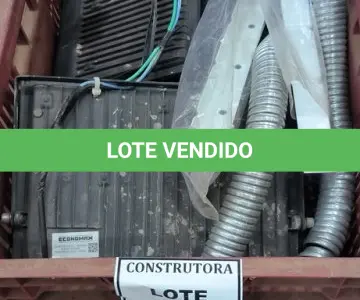 LOTE 240 - 01 LOTE COM LUMINÁRIAS DE LED. (CAIXA ORGANIZADORA NAO INCLUSA)
