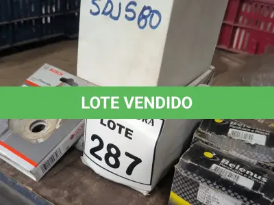 LOTE 287 - 01 LOTE COM DISJUNTORES, DISCO DE REBOL O E PARAFUSOS. (NO ESTADO) ATENÇÃO! FAZER A VISITAÇÃO ANTES DE ARREMATAR, NÃO SABEMOS SE FUNCIONA, LEILÃO NÃO TEM GARANTIA E NEM DEVOLUÇÃO, SUJEITO A POSSÍVEIS AVARIAS VISÍVEIS/OCULTAS E/OU AUSÊNCIA DE COMPONENTES.