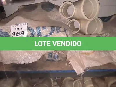 LOTE 369 - 01 LOTE COM JUNÇÃO SIMPLES EM PVC DE 150X100. (NO ESTADO) ATENÇÃO! FAZER A VISITAÇÃO ANTES DE ARREMATAR, NÃO SABEMOS SE FUNCIONA, LEILÃO NÃO TEM GARANTIA E NEM DEVOLUÇÃO, SUJEITO A POSSÍVEIS AVARIAS VISÍVEIS/OCULTAS E/OU AUSÊNCIA DE COMPONENTES.