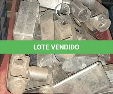 LOTE 266 - 01 LOTE COM CONDULETES DIVERSOS EM ALUMÍNIO. (CAIXA ORGANIZADORA NAO INCLUSA) (NO ESTADO) ATENÇÃO! FAZER A VISITAÇÃO ANTES DE ARREMATAR, NÃO SABEMOS SE FUNCIONA, LEILÃO NÃO TEM GARANTIA E NEM DEVOLUÇÃO, SUJEITO A POSSÍVEIS AVARIAS VISÍVEIS/OCULTAS E/OU AUSÊNCIA DE COMPONENTES.