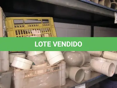 LOTE 390 - 01 LOTE DE JUNÇÃO DE 75X50MM PARA ESGOTO, TE DE INSPEÇÃO 100X75MM, LUVA DE 75MM E JOELHO DE 100. (NO ESTADO) ATENÇÃO! FAZER A VISITAÇÃO ANTES DE ARREMATAR, NÃO SABEMOS SE FUNCIONA, LEILÃO NÃO TEM GARANTIA E NEM DEVOLUÇÃO, SUJEITO A POSSÍVEIS AVARIAS VISÍVEIS/OCULTAS E/OU AUSÊNCIA DE COMPONENTES.