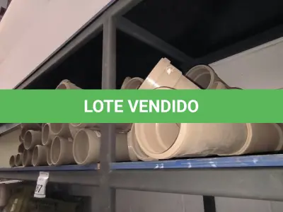 LOTE 387 - 01 LOTE COM JUNÇÃO SIMPLES DE 100MM E TE EM PVC DE 75MM. (NO ESTADO) ATENÇÃO! FAZER A VISITAÇÃO ANTES DE ARREMATAR, NÃO SABEMOS SE FUNCIONA, LEILÃO NÃO TEM GARANTIA E NEM DEVOLUÇÃO, SUJEITO A POSSÍVEIS AVARIAS VISÍVEIS/OCULTAS E/OU AUSÊNCIA DE COMPONENTES.