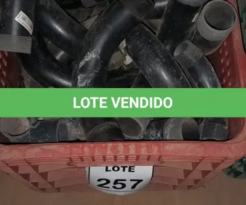 LOTE 257 - 01 LOTE COM CURVAS DIVERSAS PARA ELETRODUTO. (CAIXA ORGANIZADORA NAO INCLUSA) (NO ESTADO) ATENÇÃO! FAZER A VISITAÇÃO ANTES DE ARREMATAR, NÃO SABEMOS SE FUNCIONA, LEILÃO NÃO TEM GARANTIA E NEM DEVOLUÇÃO, SUJEITO A POSSÍVEIS AVARIAS VISÍVEIS/OCULTAS E/OU AUSÊNCIA DE COMPONENTES.