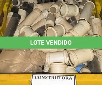 LOTE 352 - 01 LOTE COM LUVAS EM PVC PARA ESGOTO DN 40. (CAIXA ORGANIZADORA NAO INCLUSA) (NO ESTADO) ATENÇÃO! FAZER A VISITAÇÃO ANTES DE ARREMATAR, NÃO SABEMOS SE FUNCIONA, LEILÃO NÃO TEM GARANTIA E NEM DEVOLUÇÃO, SUJEITO A POSSÍVEIS AVARIAS VISÍVEIS/OCULTAS E/OU AUSÊNCIA DE COMPONENTES.