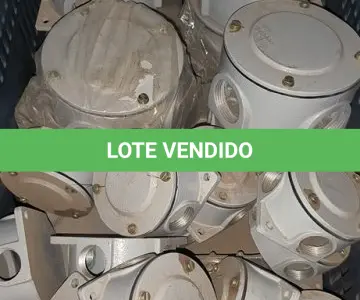 LOTE 265 - 01 LOTE COM CAIXAS DE CONDULETE TIPO X. (CAIXA ORGANIZADORA NAO INCLUSA) (NO ESTADO) ATENÇÃO! FAZER A VISITAÇÃO ANTES DE ARREMATAR, NÃO SABEMOS SE FUNCIONA, LEILÃO NÃO TEM GARANTIA E NEM DEVOLUÇÃO, SUJEITO A POSSÍVEIS AVARIAS VISÍVEIS/OCULTAS E/OU AUSÊNCIA DE COMPONENTES.