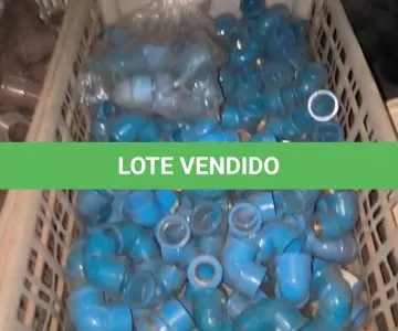 LOTE 379 - 01 LOTE COM JOELHOS DE 25X1/2 AZUL SOLDÁVEL. (CAIXA ORGANIZADORA NAO INCLUSA) (NO ESTADO) ATENÇÃO! FAZER A VISITAÇÃO ANTES DE ARREMATAR, NÃO SABEMOS SE FUNCIONA, LEILÃO NÃO TEM GARANTIA E NEM DEVOLUÇÃO, SUJEITO A POSSÍVEIS AVARIAS VISÍVEIS/OCULTAS E/OU AUSÊNCIA DE COMPONENTES.