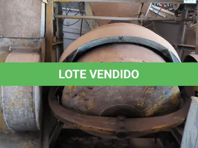 LOTE 211 - 01 BETONEIRA INDUSTRIAL TRIFÁSICO NA COR AMARELO. (NO ESTADO) ATENÇÃO! FAZER A VISITAÇÃO ANTES DE ARREMATAR, NÃO SABEMOS SE FUNCIONA, LEILÃO NÃO TEM GARANTIA E NEM DEVOLUÇÃO, SUJEITO A POSSÍVEIS AVARIAS VISÍVEIS/OCULTAS E/OU AUSÊNCIA DE COMPONENTES.