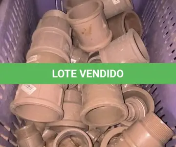 LOTE 389 - 01 LOTE COM TE 32MM, TE 32X25 LISO E LUVAS SOLDÁVEL DE 75MM. (CAIXA ORGANIZADORA NAO INCLUSA) (NO ESTADO) ATENÇÃO! FAZER A VISITAÇÃO ANTES DE ARREMATAR, NÃO SABEMOS SE FUNCIONA, LEILÃO NÃO TEM GARANTIA E NEM DEVOLUÇÃO, SUJEITO A POSSÍVEIS AVARIAS VISÍVEIS/OCULTAS E/OU AUSÊNCIA DE COMPONENTES.
