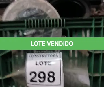 LOTE 298 - 01 LOTE COM LUMINÁRIAS DE PISO E LUMINARIAS TARTARUGAS. (CAIXA ORGANIZADORA NAO INCLUSA) (NO ESTADO) ATENÇÃO! FAZER A VISITAÇÃO ANTES DE ARREMATAR, NÃO SABEMOS SE FUNCIONA, LEILÃO NÃO TEM GARANTIA E NEM DEVOLUÇÃO, SUJEITO A POSSÍVEIS AVARIAS VISÍVEIS/OCULTAS E/OU AUSÊNCIA DE COMPONENTES.