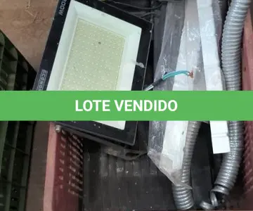 LOTE 240 - 01 LOTE COM LUMINÁRIAS DE LED. (CAIXA ORGANIZADORA NAO INCLUSA)