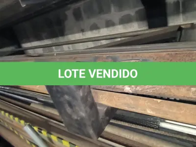 LOTE 151 - 09 PERFIS EM FERRO. (NO ESTADO) ATENÇÃO! FAZER A VISITAÇÃO ANTES DE ARREMATAR, NÃO SABEMOS SE FUNCIONA, LEILÃO NÃO TEM GARANTIA E NEM DEVOLUÇÃO, SUJEITO A POSSÍVEIS AVARIAS VISÍVEIS/OCULTAS E/OU AUSÊNCIA DE COMPONENTES.