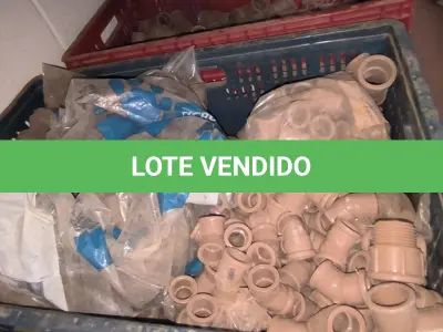 LOTE 394 - 01 LOTE COM TE DE 25MM, CURVA DE 40° DE 20MM, ADAPTADOR DE 32X1’, E JOELHO SOLDAVEL DE 25MM. (CAIXA ORGANIZADORA NAO INCLUSA) (NO ESTADO) ATENÇÃO! FAZER A VISITAÇÃO ANTES DE ARREMATAR, NÃO SABEMOS SE FUNCIONA, LEILÃO NÃO TEM GARANTIA E NEM DEVOLUÇÃO, SUJEITO A POSSÍVEIS AVARIAS VISÍVEIS/OCULTAS E/OU AUSÊNCIA DE COMPONENTES.