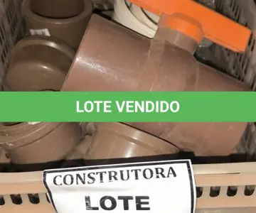 LOTE 372 - 01 LOTE COM JOELHOS, TAMPAS, REDUÇÃO E REGISTRO. (CAIXA ORGANIZADORA NAO INCLUSA) (NO ESTADO) ATENÇÃO! FAZER A VISITAÇÃO ANTES DE ARREMATAR, NÃO SABEMOS SE FUNCIONA, LEILÃO NÃO TEM GARANTIA E NEM DEVOLUÇÃO, SUJEITO A POSSÍVEIS AVARIAS VISÍVEIS/OCULTAS E/OU AUSÊNCIA DE COMPONENTES.