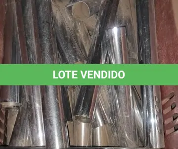 LOTE 259 - 01 LOTE COM TUBOS ZINCADOS PEQUENOS. (CAIXA ORGANIZADORA NAO INCLUSA) (NO ESTADO) ATENÇÃO! FAZER A VISITAÇÃO ANTES DE ARREMATAR, NÃO SABEMOS SE FUNCIONA, LEILÃO NÃO TEM GARANTIA E NEM DEVOLUÇÃO, SUJEITO A POSSÍVEIS AVARIAS VISÍVEIS/OCULTAS E/OU AUSÊNCIA DE COMPONENTES.