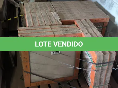 LOTE 183 - 21 CAIXAS DE PORCELANATO POINTER NA COR CIMENTO CINZA 60X60CM. (NO ESTADO) ATENÇÃO! FAZER A VISITAÇÃO ANTES DE ARREMATAR, NÃO SABEMOS SE FUNCIONA, LEILÃO NÃO TEM GARANTIA E NEM DEVOLUÇÃO, SUJEITO A POSSÍVEIS AVARIAS VISÍVEIS/OCULTAS E/OU AUSÊNCIA DE COMPONENTES.