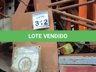 LOTE 312 - 01 GUINCHO ELÉTRICO TRIFÁSICO. (NO ESTADO) ATENÇÃO! FAZER A VISITAÇÃO ANTES DE ARREMATAR, NÃO SABEMOS SE FUNCIONA, LEILÃO NÃO TEM GARANTIA E NEM DEVOLUÇÃO, SUJEITO A POSSÍVEIS AVARIAS VISÍVEIS/OCULTAS E/OU AUSÊNCIA DE COMPONENTES.