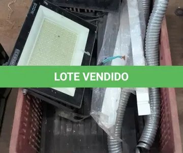 LOTE 240 - 01 LOTE COM LUMINÁRIAS DE LED. (CAIXA ORGANIZADORA NAO INCLUSA)