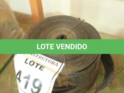 LOTE 419 - 01 LOTE COM ROLOS DE MANGUEIRA PARA JARDINS. (NO ESTADO) ATENÇÃO! FAZER A VISITAÇÃO ANTES DE ARREMATAR, NÃO SABEMOS SE FUNCIONA, LEILÃO NÃO TEM GARANTIA E NEM DEVOLUÇÃO, SUJEITO A POSSÍVEIS AVARIAS VISÍVEIS/OCULTAS E/OU AUSÊNCIA DE COMPONENTES.