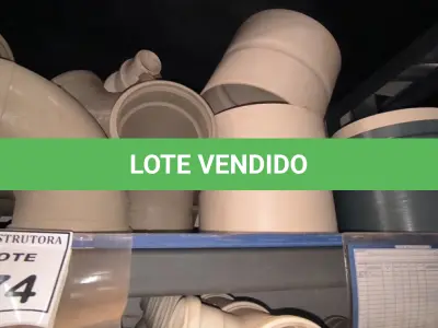 LOTE 374 - 01 LOTE COM LUVAS EM PVC PARA ESGOTO SN 200MM, CURVA CURTA DE ESGOTO SN150MM, E ALONGADOR. (NO ESTADO) ATENÇÃO! FAZER A VISITAÇÃO ANTES DE ARREMATAR, NÃO SABEMOS SE FUNCIONA, LEILÃO NÃO TEM GARANTIA E NEM DEVOLUÇÃO, SUJEITO A POSSÍVEIS AVARIAS VISÍVEIS/OCULTAS E/OU AUSÊNCIA DE COMPONENTES.