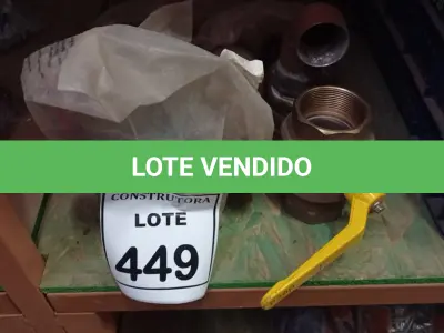 LOTE 449 - 01 LOTE COM REGISTROS DIVERSOS EM METAL. (NO ESTADO) ATENÇÃO! FAZER A VISITAÇÃO ANTES DE ARREMATAR, NÃO SABEMOS SE FUNCIONA, LEILÃO NÃO TEM GARANTIA E NEM DEVOLUÇÃO, SUJEITO A POSSÍVEIS AVARIAS VISÍVEIS/OCULTAS E/OU AUSÊNCIA DE COMPONENTES.