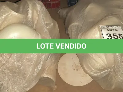 LOTE 355 - 01 LOTE COM JOELHOS DN 100 PARA ESGOTO. (NO ESTADO) ATENÇÃO! FAZER A VISITAÇÃO ANTES DE ARREMATAR, NÃO SABEMOS SE FUNCIONA, LEILÃO NÃO TEM GARANTIA E NEM DEVOLUÇÃO, SUJEITO A POSSÍVEIS AVARIAS VISÍVEIS/OCULTAS E/OU AUSÊNCIA DE COMPONENTES.
