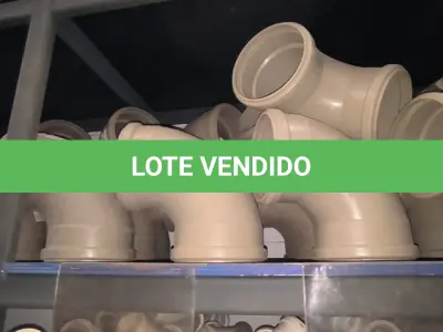 LOTE 374 - 01 LOTE COM LUVAS EM PVC PARA ESGOTO SN 200MM, CURVA CURTA DE ESGOTO SN150MM, E ALONGADOR. (NO ESTADO) ATENÇÃO! FAZER A VISITAÇÃO ANTES DE ARREMATAR, NÃO SABEMOS SE FUNCIONA, LEILÃO NÃO TEM GARANTIA E NEM DEVOLUÇÃO, SUJEITO A POSSÍVEIS AVARIAS VISÍVEIS/OCULTAS E/OU AUSÊNCIA DE COMPONENTES.