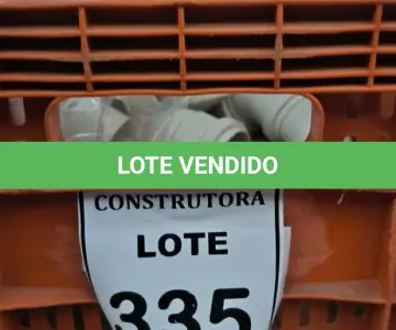 LOTE 335 - 01 LOTE COM CURVAS DN 50 PARA ESGOTO. (CAIXA ORGANIZADORA NAO INCLUSA) (NO ESTADO) ATENÇÃO! FAZER A VISITAÇÃO ANTES DE ARREMATAR, NÃO SABEMOS SE FUNCIONA, LEILÃO NÃO TEM GARANTIA E NEM DEVOLUÇÃO, SUJEITO A POSSÍVEIS AVARIAS VISÍVEIS/OCULTAS E/OU AUSÊNCIA DE COMPONENTES.