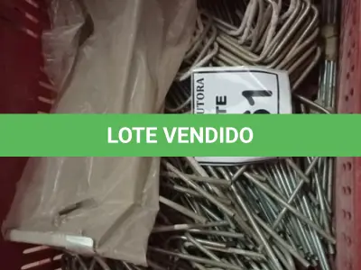 LOTE 461 - 01 LOTE COM GRAMPOS PARA TELHADO. (CAIXA ORGANIZADORA NAO INCLUSA) (NO ESTADO) ATENÇÃO! FAZER A VISITAÇÃO ANTES DE ARREMATAR, NÃO SABEMOS SE FUNCIONA, LEILÃO NÃO TEM GARANTIA E NEM DEVOLUÇÃO, SUJEITO A POSSÍVEIS AVARIAS VISÍVEIS/OCULTAS E/OU AUSÊNCIA DE COMPONENTES.