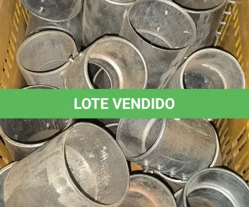 LOTE 270 - 01 LOTE COM LUVAS DE EMENDA ZINCADA 3”. (CAIXA ORGANIZADORA NAO INCLUSA) (NO ESTADO) ATENÇÃO! FAZER A VISITAÇÃO ANTES DE ARREMATAR, NÃO SABEMOS SE FUNCIONA, LEILÃO NÃO TEM GARANTIA E NEM DEVOLUÇÃO, SUJEITO A POSSÍVEIS AVARIAS VISÍVEIS/OCULTAS E/OU AUSÊNCIA DE COMPONENTES.